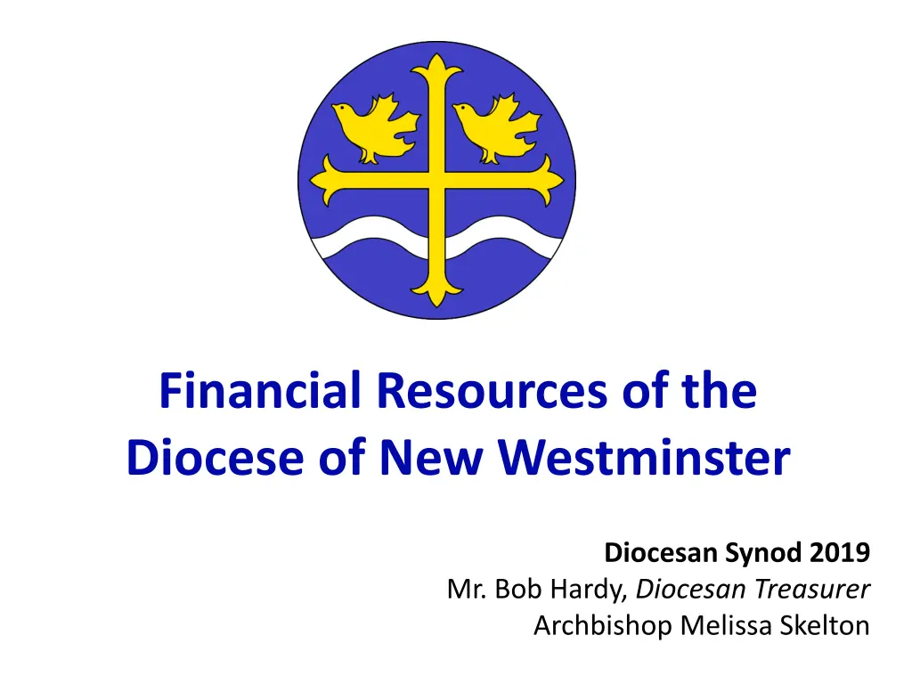 financial resources of the diocese n.w