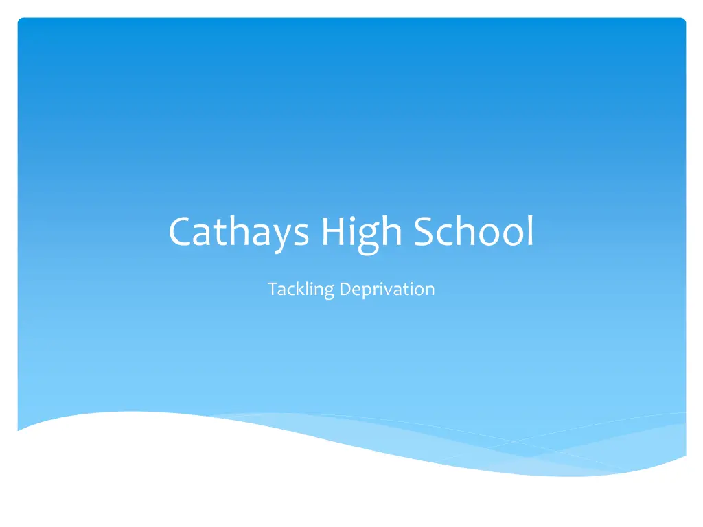 cathays high school n.w