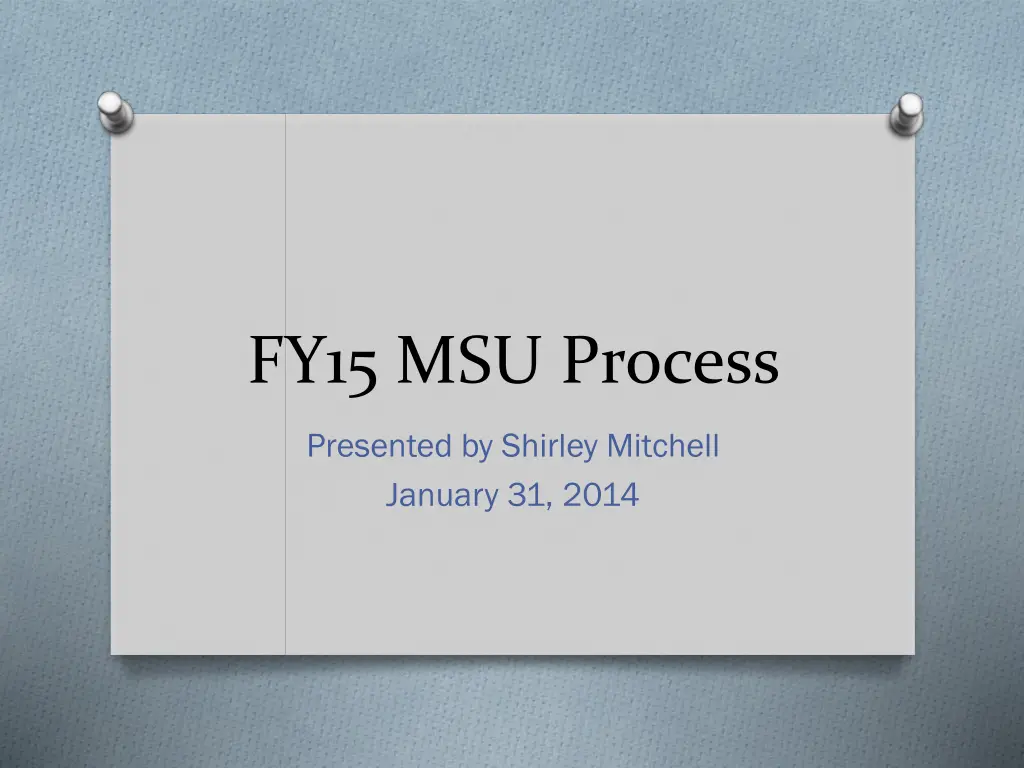 fy15 msu process n.w