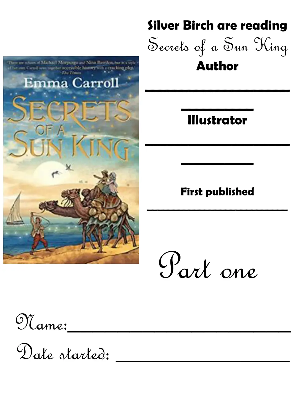 silver birch are reading secrets of a sun king n.w