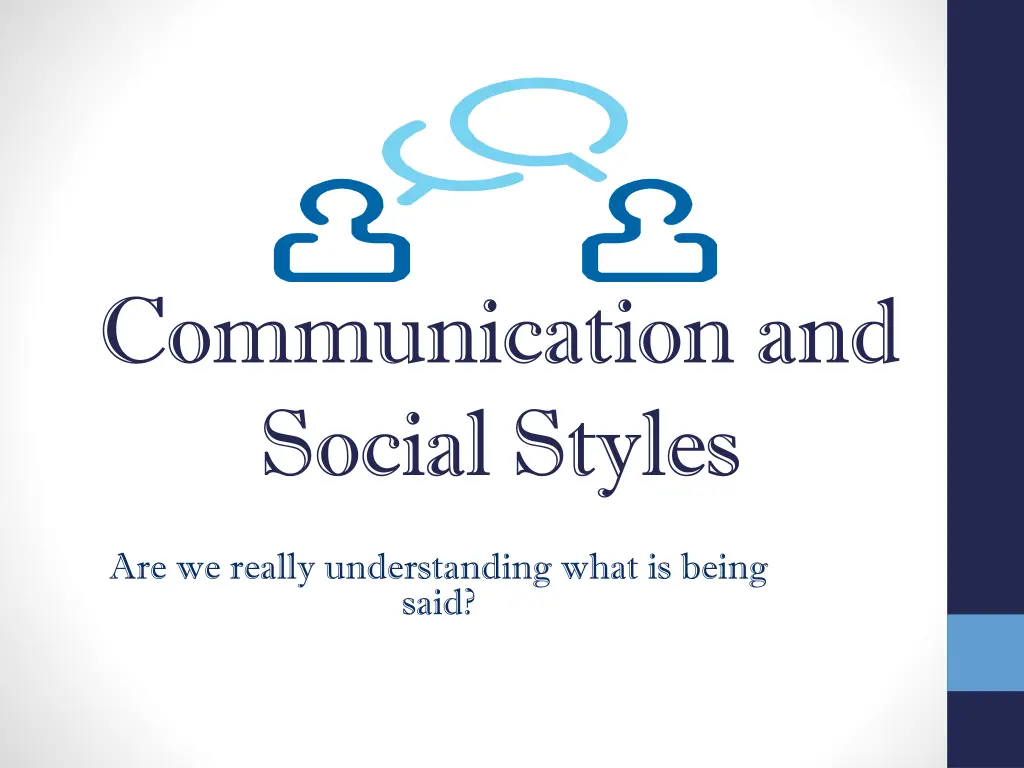 communication and social styles n.w