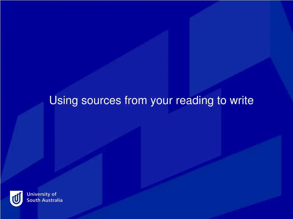 using sources from your reading to write n.w