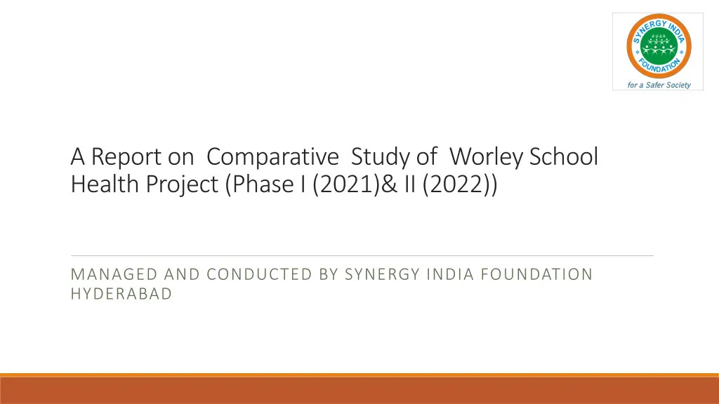 a report on comparative study of worley school n.w
