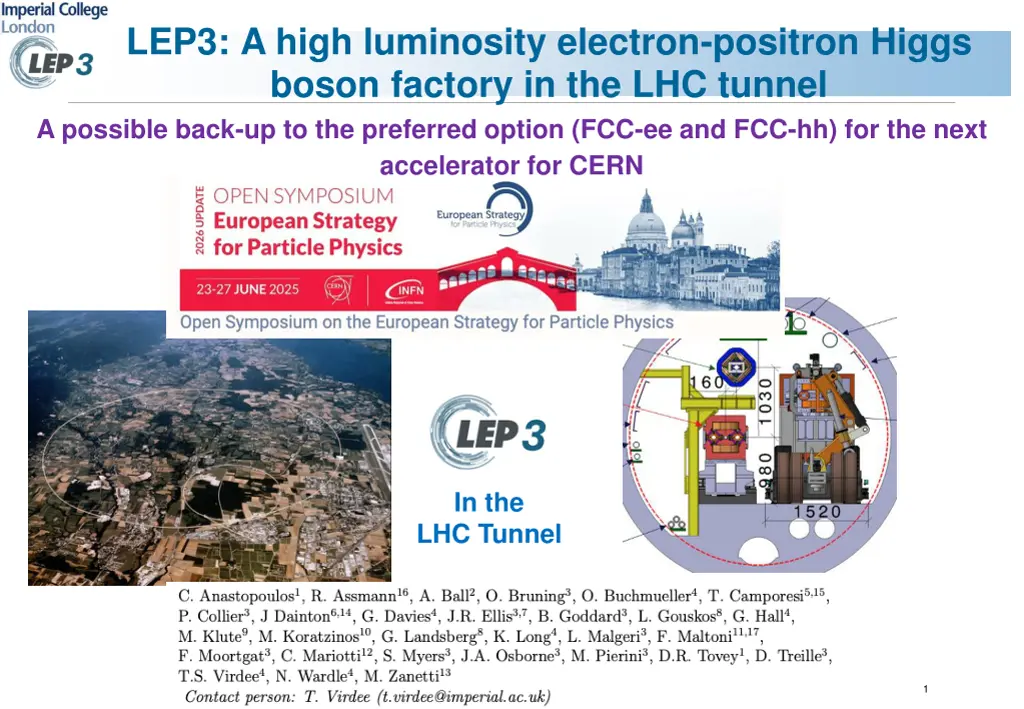 lep3 a high luminosity electron positron higgs n.w