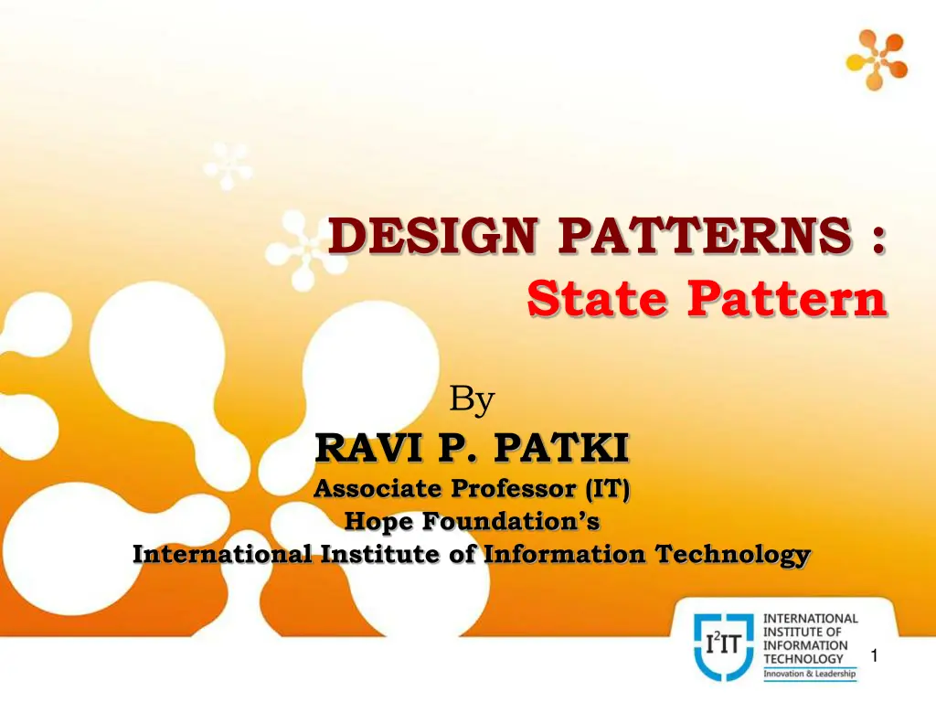 design patterns state pattern n.w