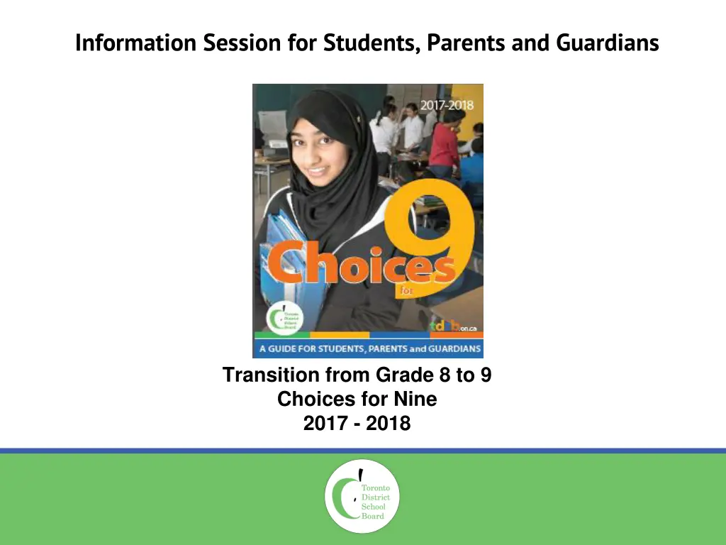 information session for students parents n.w