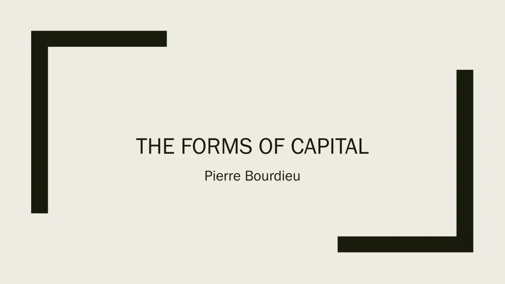 the forms of capital n.w
