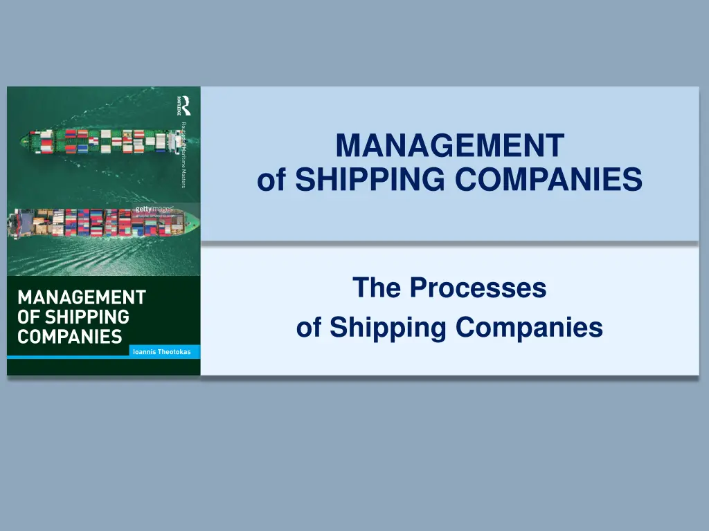 management of shipping companies n.w
