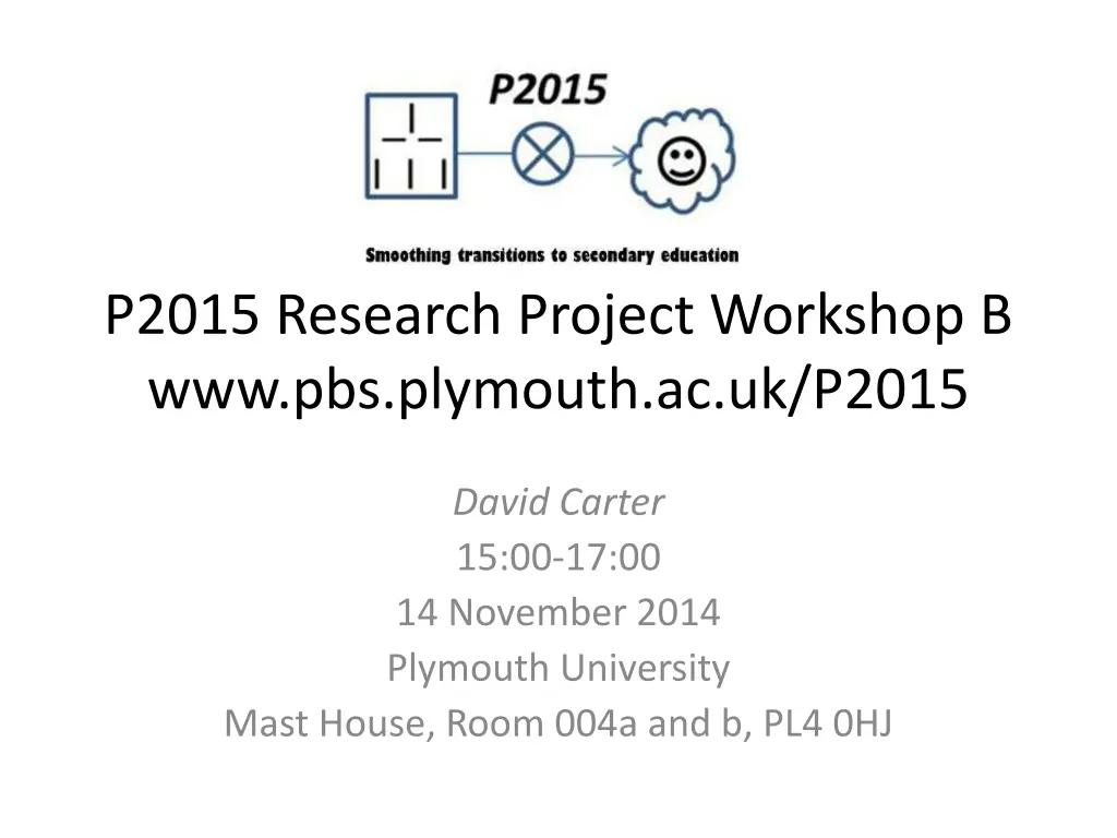 p2015 research project workshop n.w