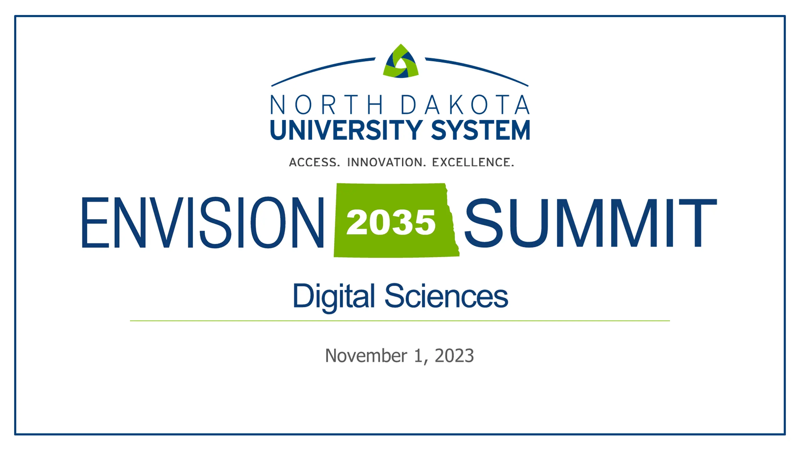 Envision Summit - Digital Sciences