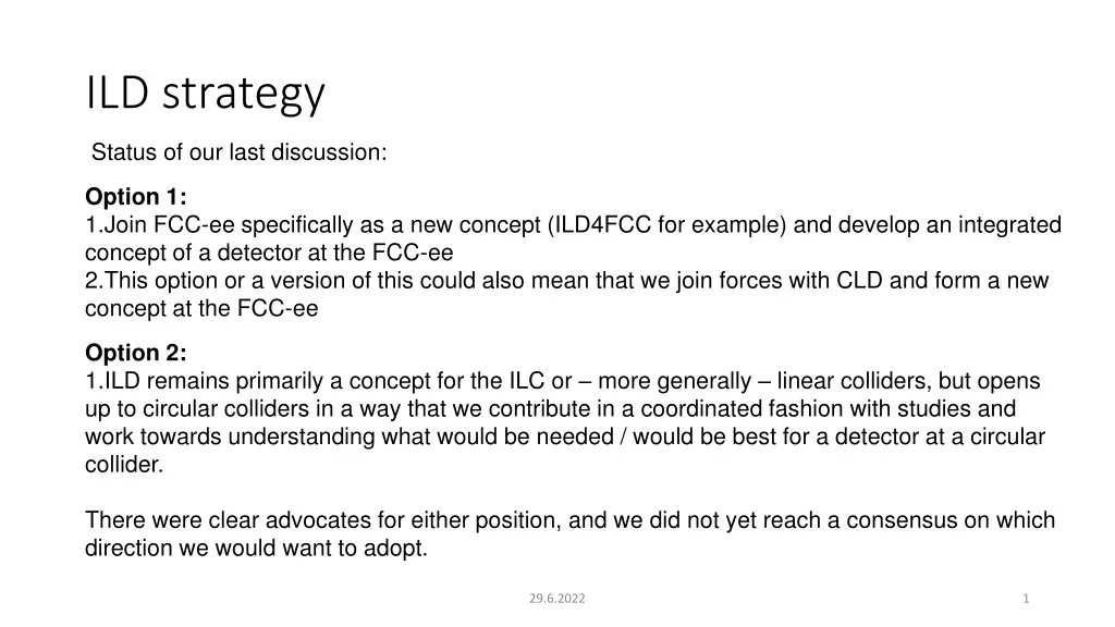 ild strategy n.w