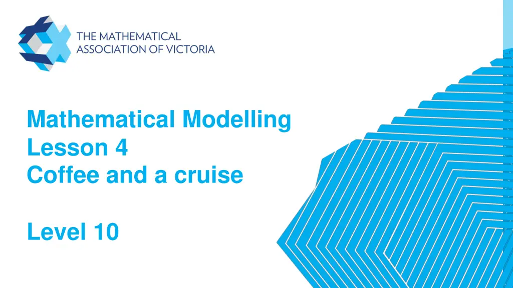 mathematical modelling lesson 4 coffee n.w