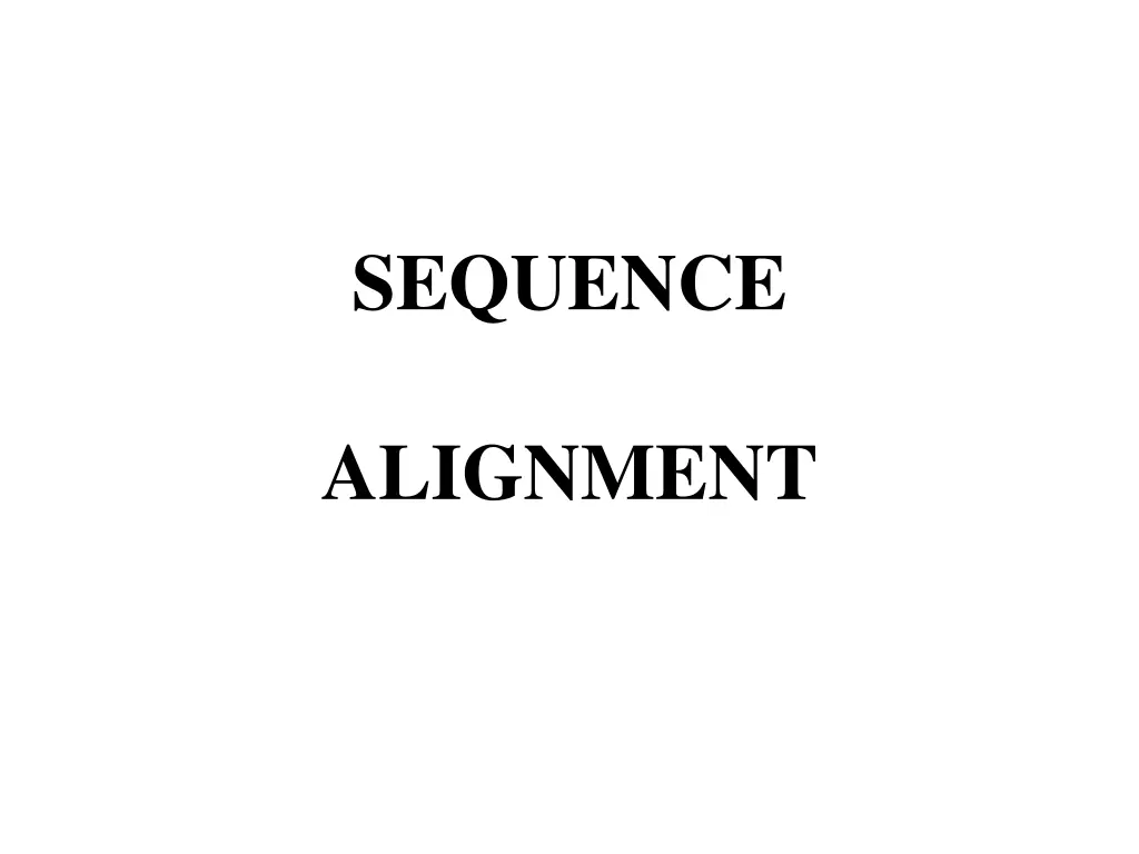 sequence n.w