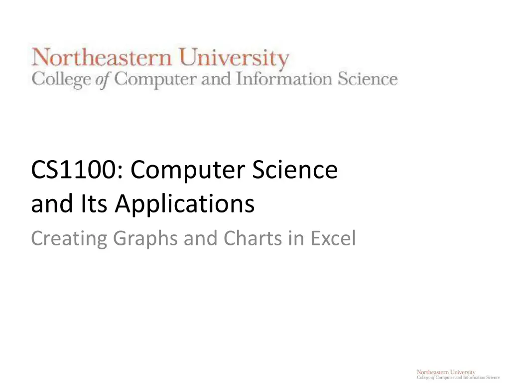 cs1100 computer science and its applications n.w