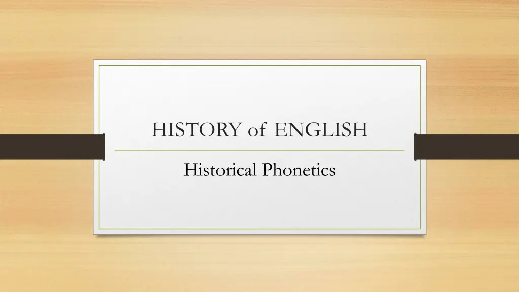 history of english n.w