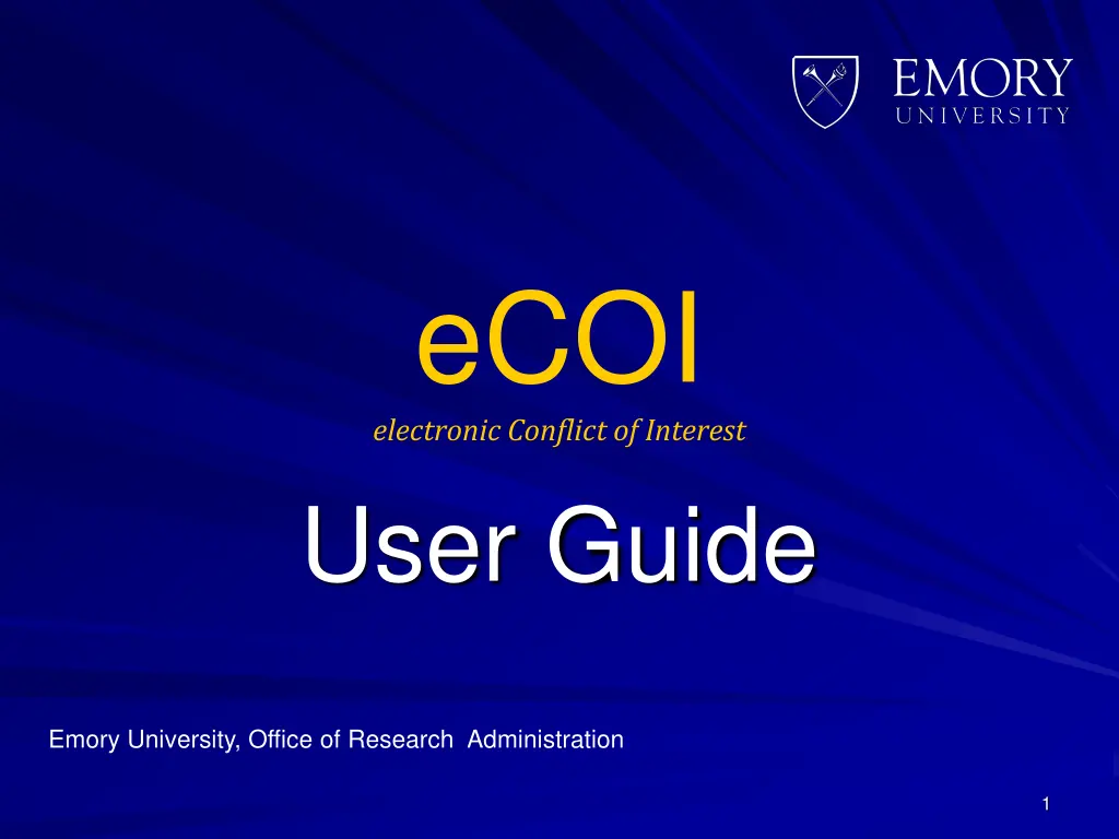 ecoi electronic conflict of interest user guide n.w
