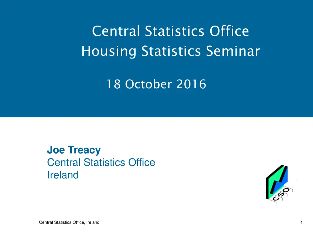 central statistics office housing statistics n.w