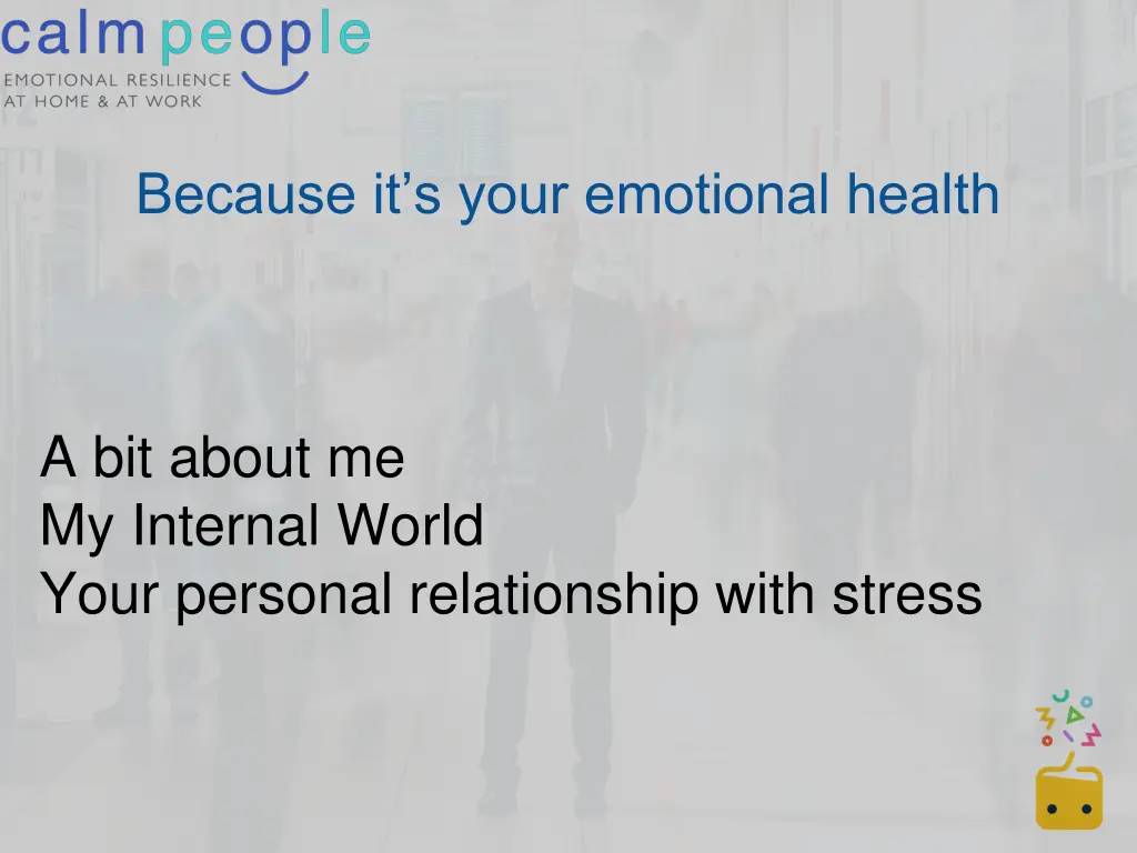 because it s your emotional health n.w