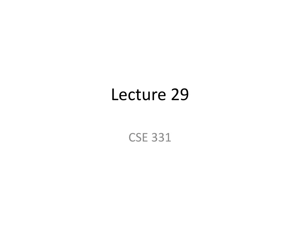 lecture 29 n.w