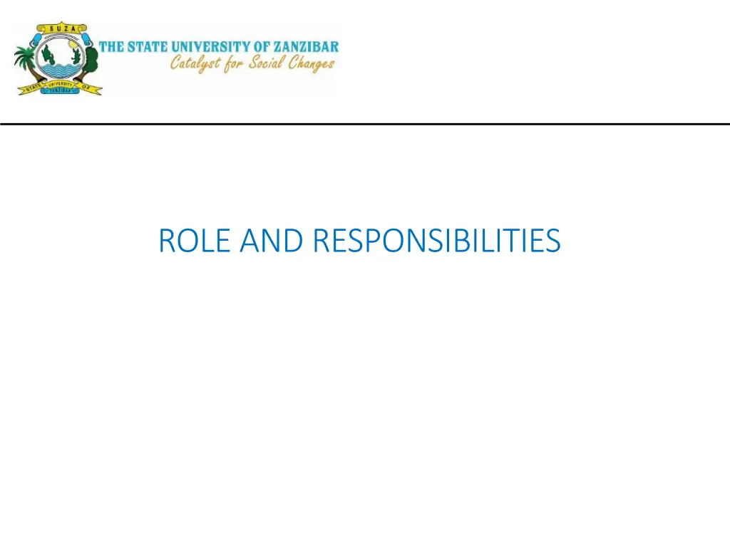 role and responsibilities n.w