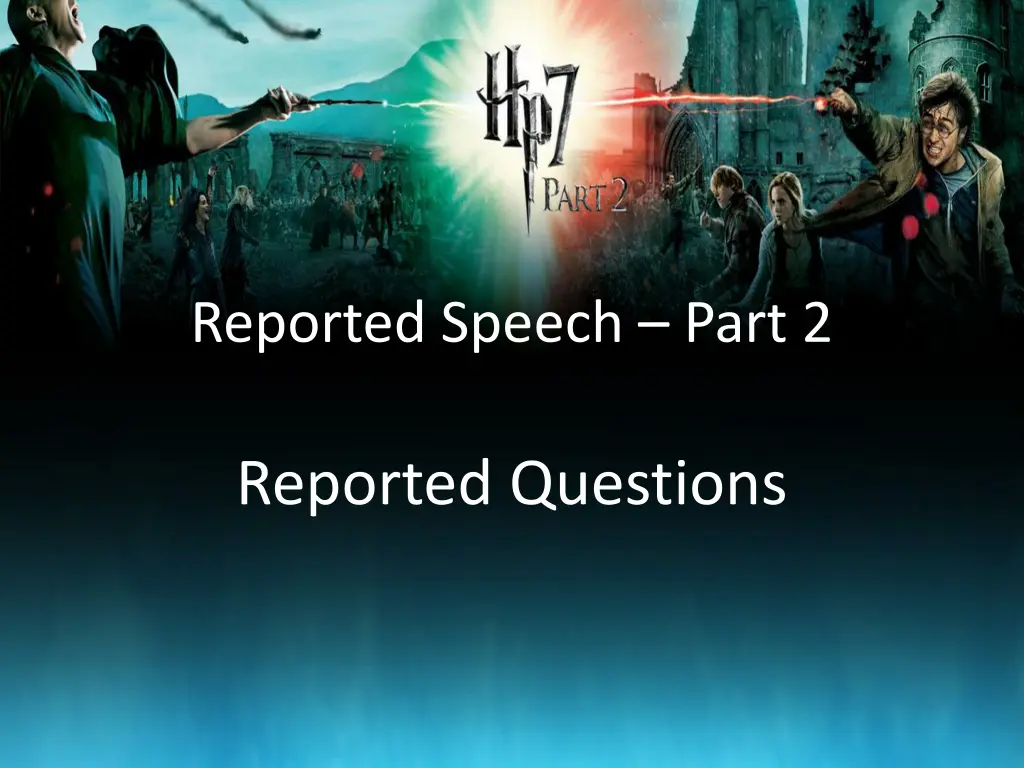 reported speech part 2 n.w