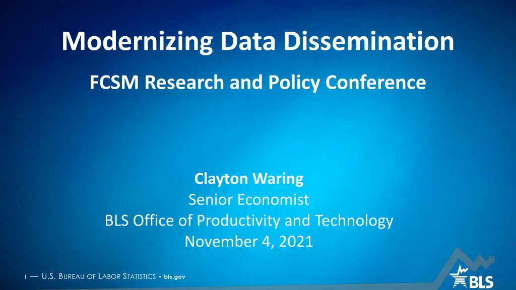 modernizing data dissemination n.w
