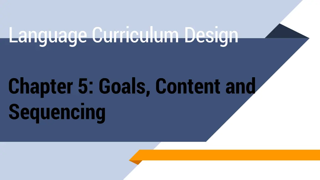 language curriculum design n.w