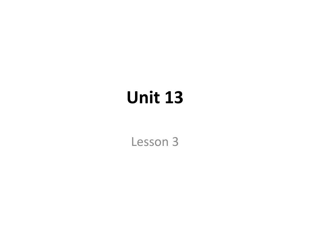 unit 13 n.w
