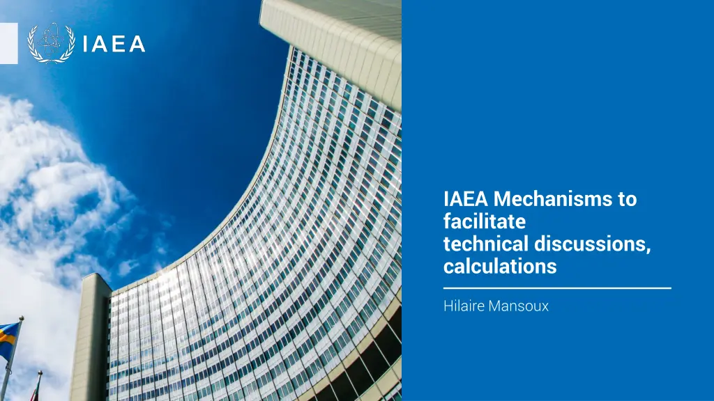 iaea mechanisms to facilitate technical n.w