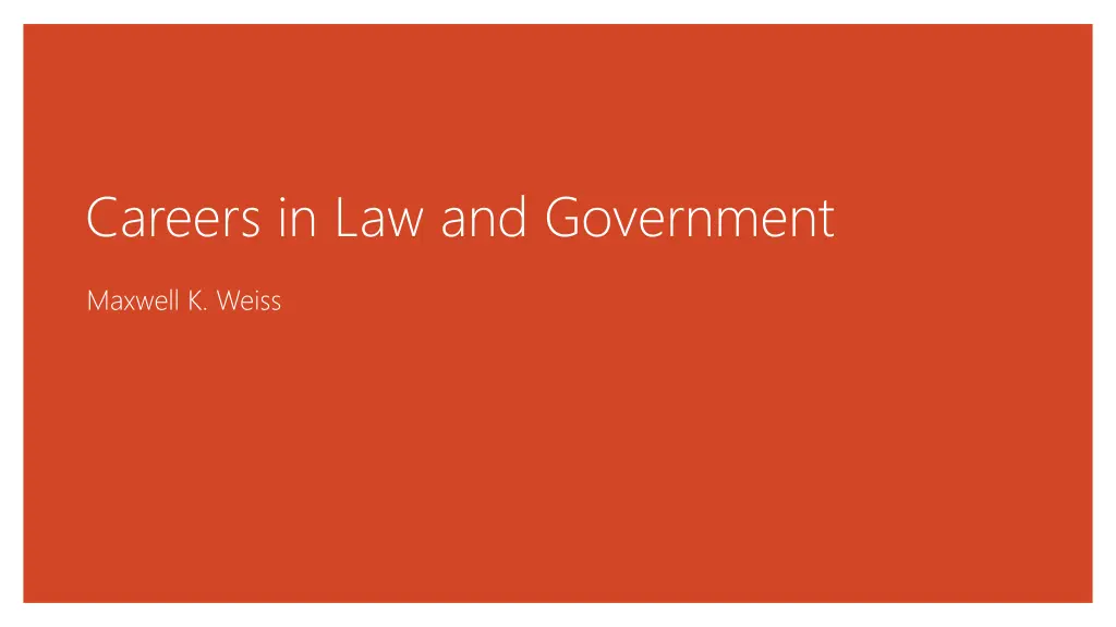 careers in law and government n.w