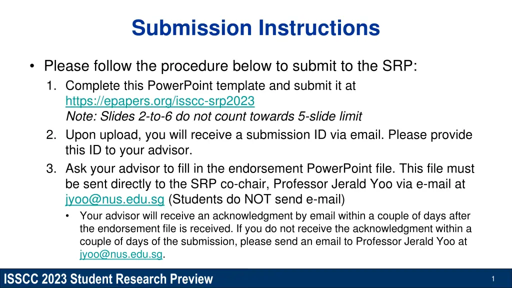 submission instructions n.w