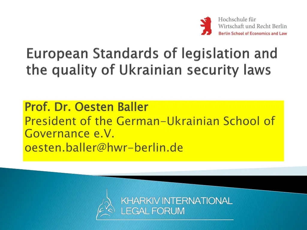 prof dr oesten baller president of the german n.w