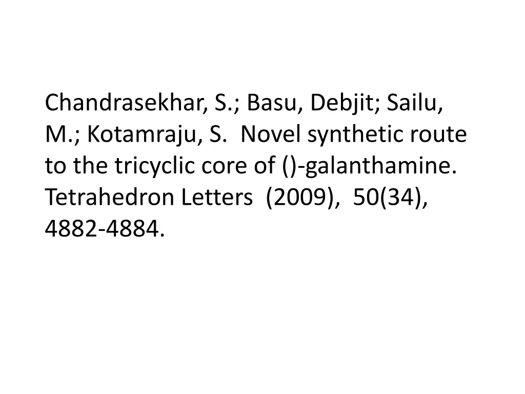chandrasekhar s basu debjit sailu m kotamraju n.w