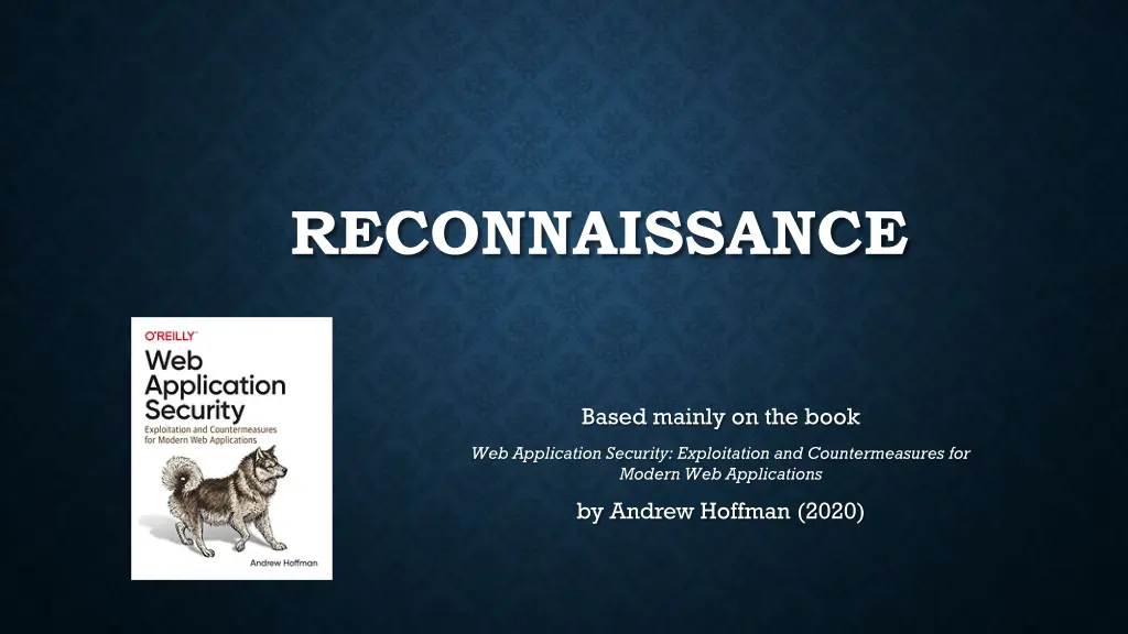 reconnaissance n.w