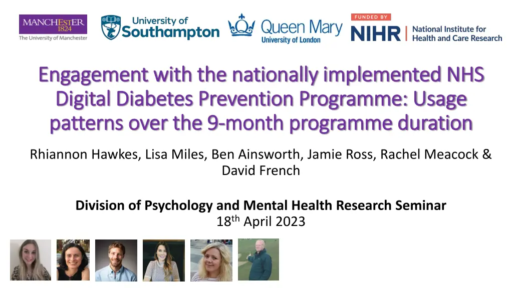 engagement with the nationally implemented n.w