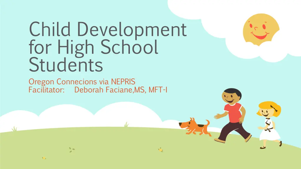 child development for high school students oregon n.w