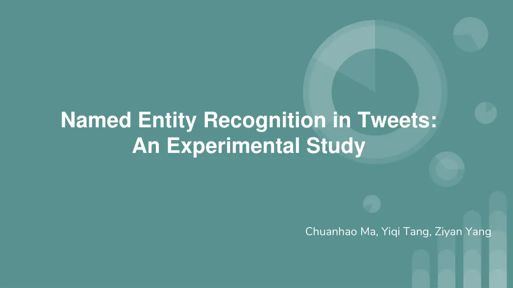 named entity recognition in tweets n.w
