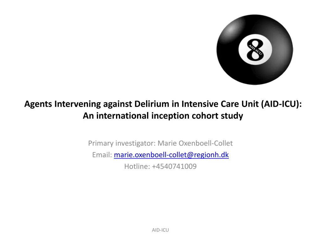 agents intervening against delirium in intensive n.w