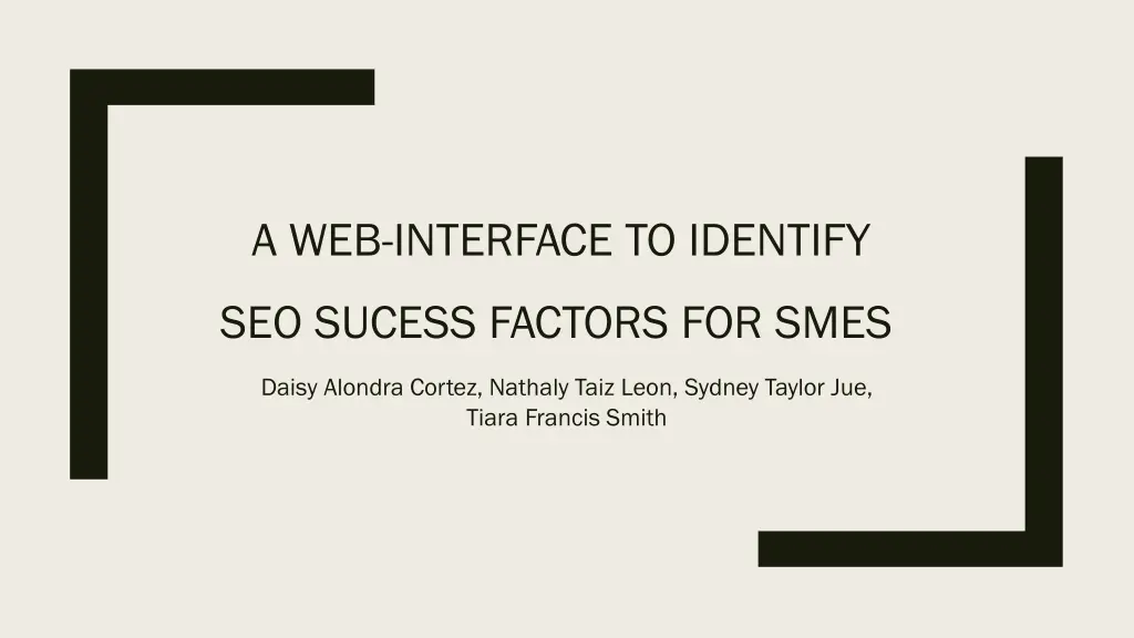a web interface to identify n.w