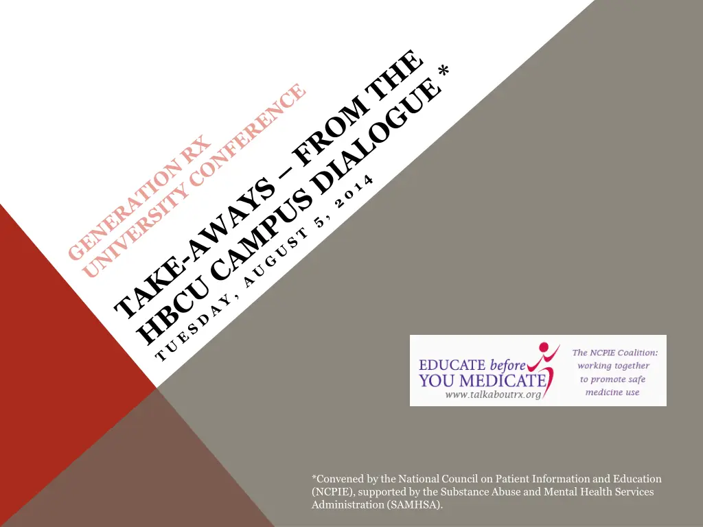 convened by the national council on patient n.w