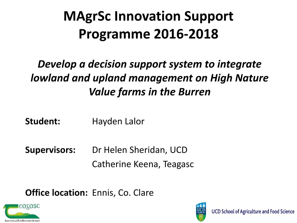 magrsc innovation support programme 2016 2018 n.w