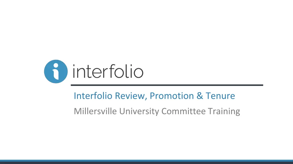 interfolio review promotion tenure n.w
