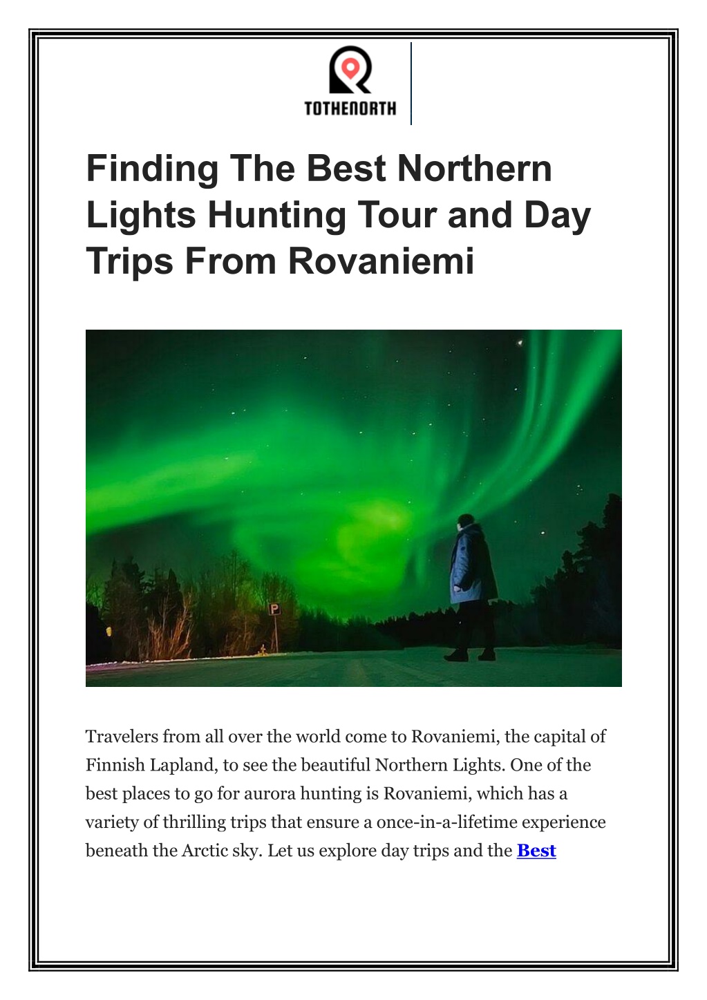 finding the best northern lights hunting tour l.w