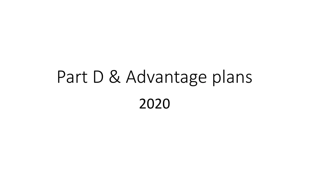 part d advantage plans n.w