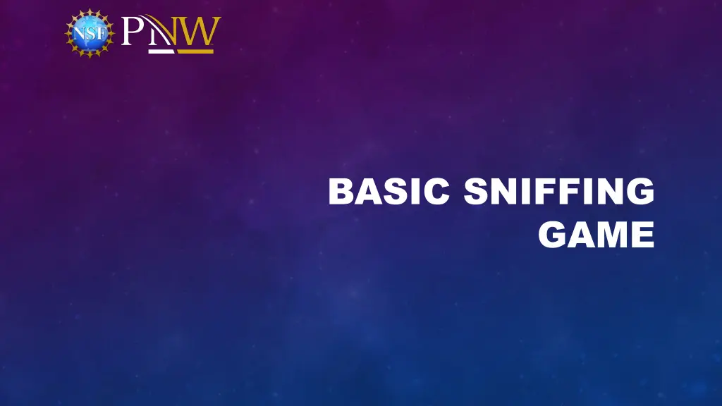 basic sniffing n.w