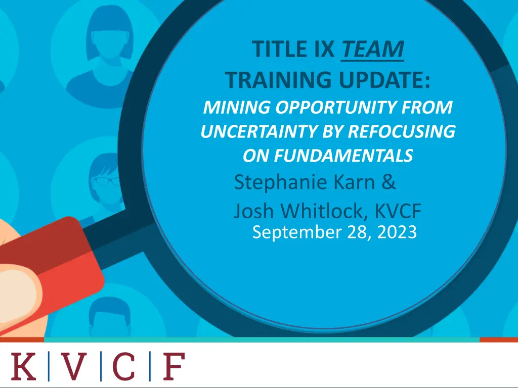 title ix team training update mining opportunity n.w