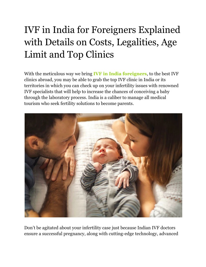 ivf in india for foreigners explained with n.w
