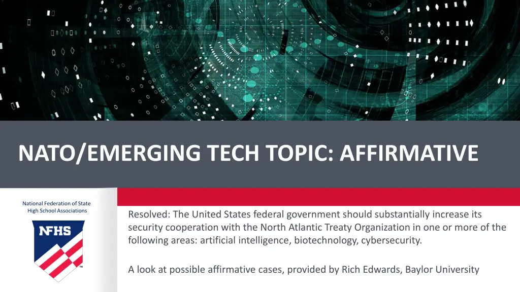 nato emerging tech topic affirmative n.w