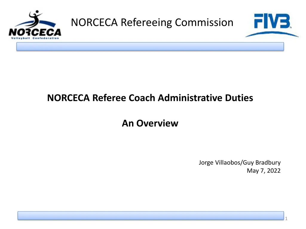 norceca refereeing commission n.w