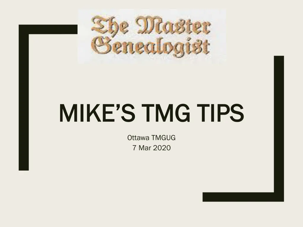 mike s tmg tips mike s tmg tips n.w
